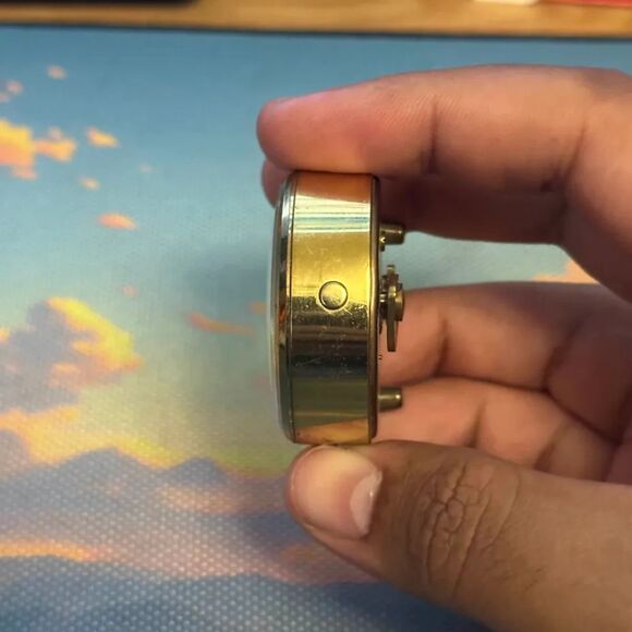 Vintage Relide Anitmagnetic Travel Alarm Clock 8 Days 7 Jewel Lever - Picture 5 of 6